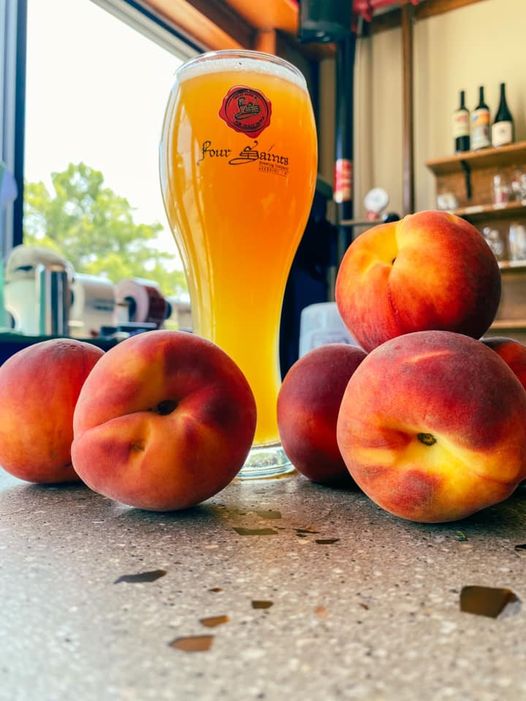 Everything is peachy keen at #FSBCo🍑 It’s finally here! Peach Hefeweizen is BACK